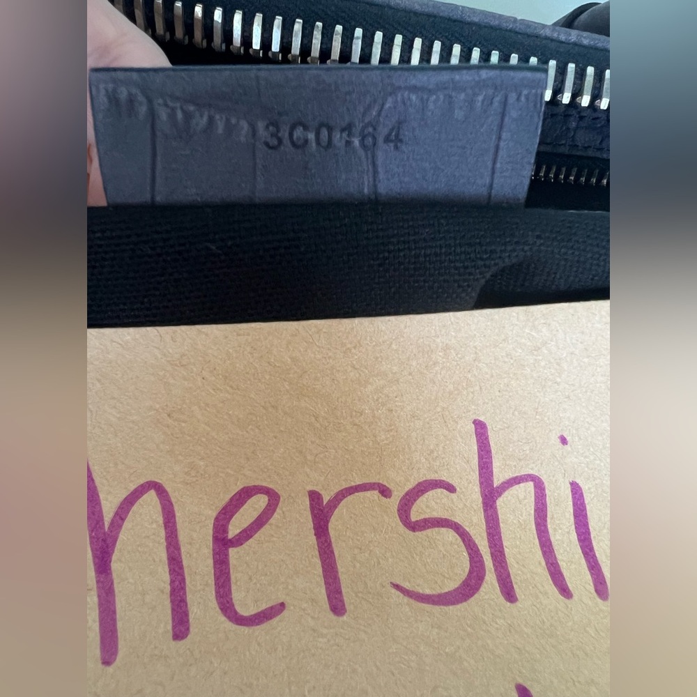 Givenchy RARE Nubuck Crocodile Embossed Medium Antigona Washed Gray Black - Picture 13 of 16